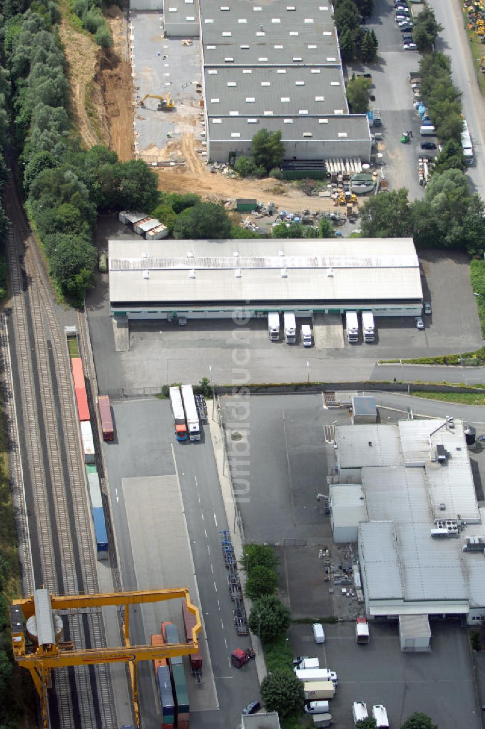 Luftbild Unna - Lagerhalle mit integriertem Büro im Industriepark Unna