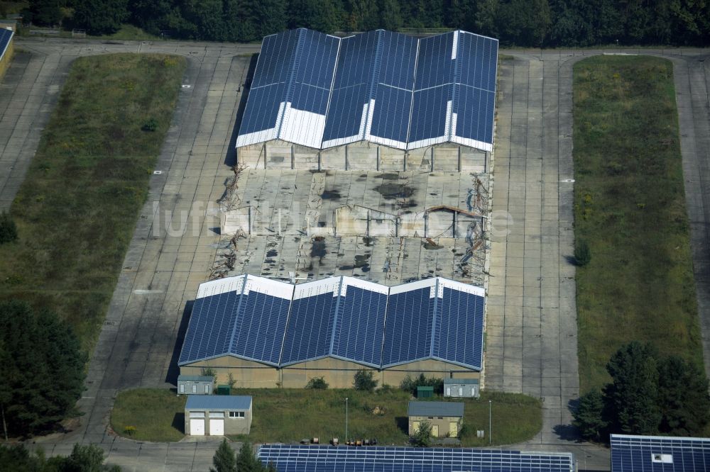 Luftaufnahme Naunhof - Lagerhalle im Ortsteil Lindhardt in Naunhof im Bundesland Sachsen