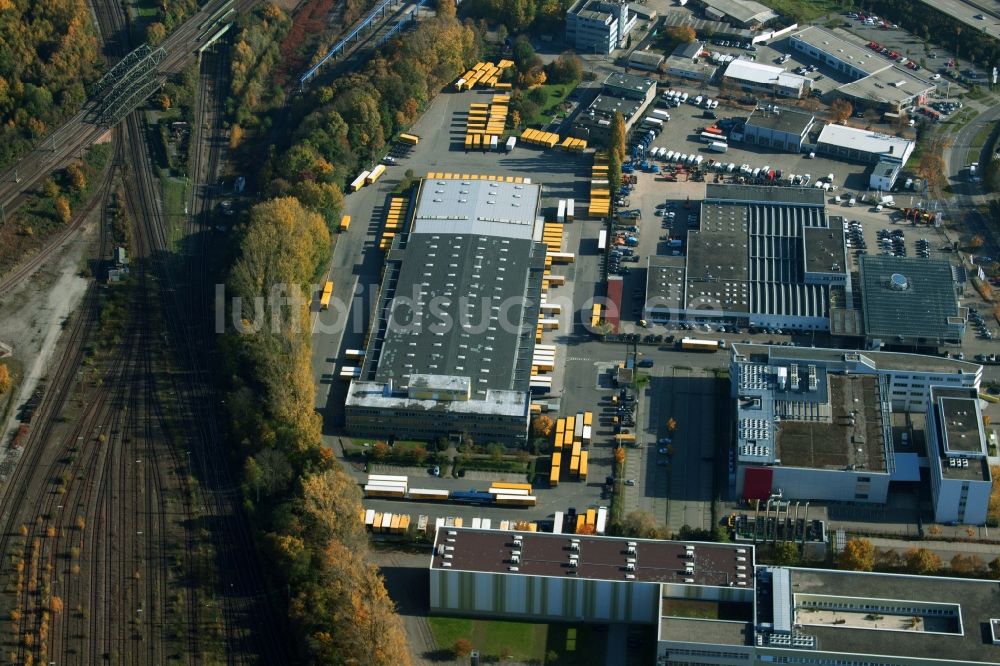 Luftbild Malsch - Lagerhallen und Speditionsgebäude der Dachser GmbH & Co.KG in Malsch im Bundesland Baden-Württemberg