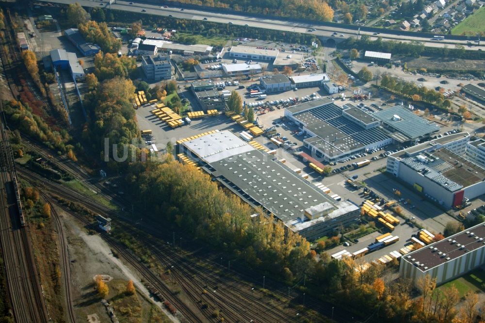 Luftbild Malsch - Lagerhallen und Speditionsgebäude der Dachser GmbH & Co.KG in Malsch im Bundesland Baden-Württemberg