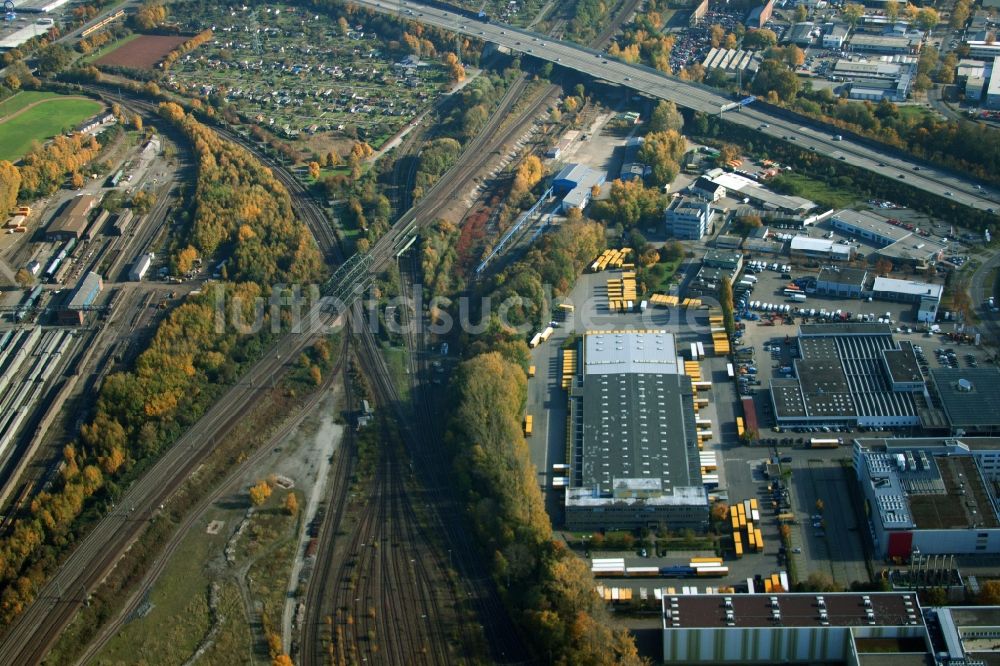 Luftaufnahme Malsch - Lagerhallen und Speditionsgebäude der Dachser GmbH & Co.KG in Malsch im Bundesland Baden-Württemberg