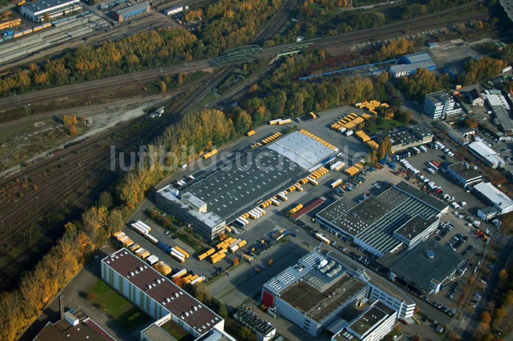 Malsch aus der Vogelperspektive: Lagerhallen und Speditionsgebäude der Dachser GmbH & Co.KG in Malsch im Bundesland Baden-Württemberg