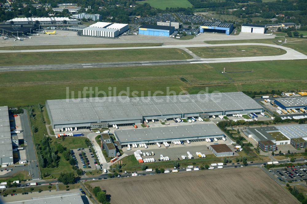 Luftbild Langenhagen - Lagerhallen und Speditionsgebäude der Krage Speditionsgesellschaft mbH in Langenhagen im Bundesland Niedersachsen