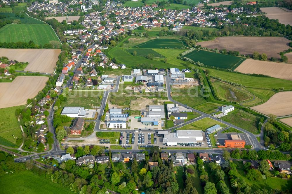 Luftaufnahme Hamm - Lagerhauskomplex- Gebäude im Gewerbegebiet entlang des Hohefeldweg in Hamm im Bundesland Nordrhein-Westfalen