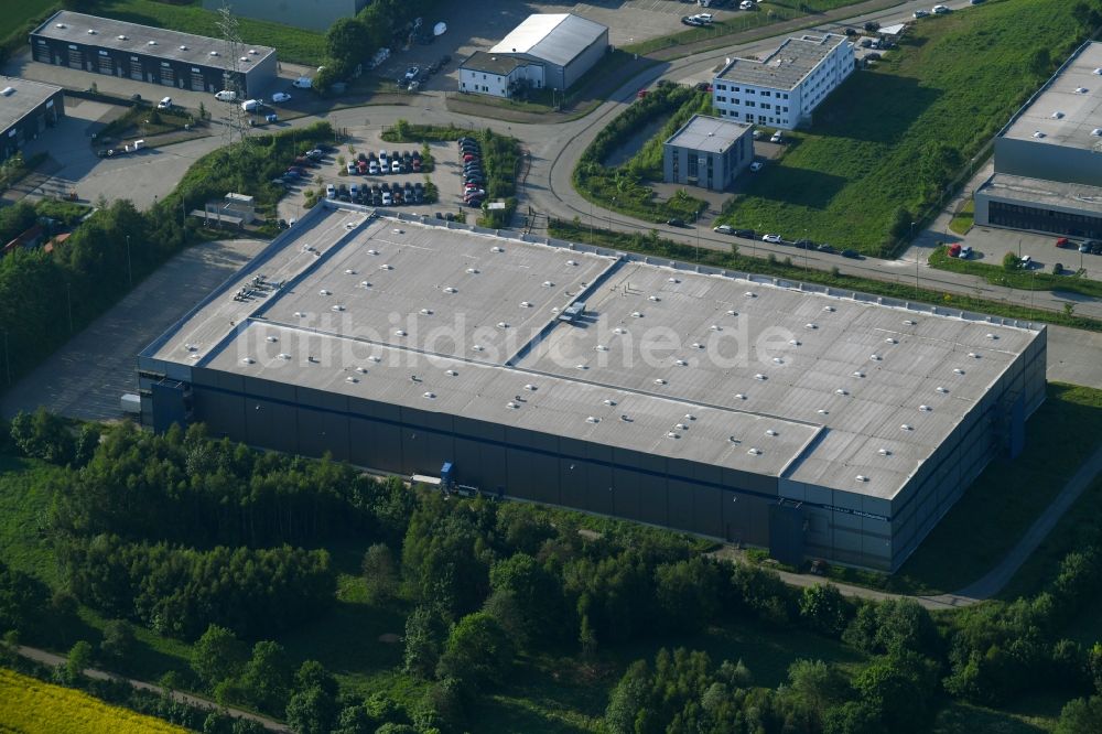 Luftbild Reinbek - Lagerhauskomplex- Gebäude im Gewerbegebiet Peek & Cloppenburg KG am Senefelder-Ring in Reinbek im Bundesland Schleswig-Holstein, Deutschland