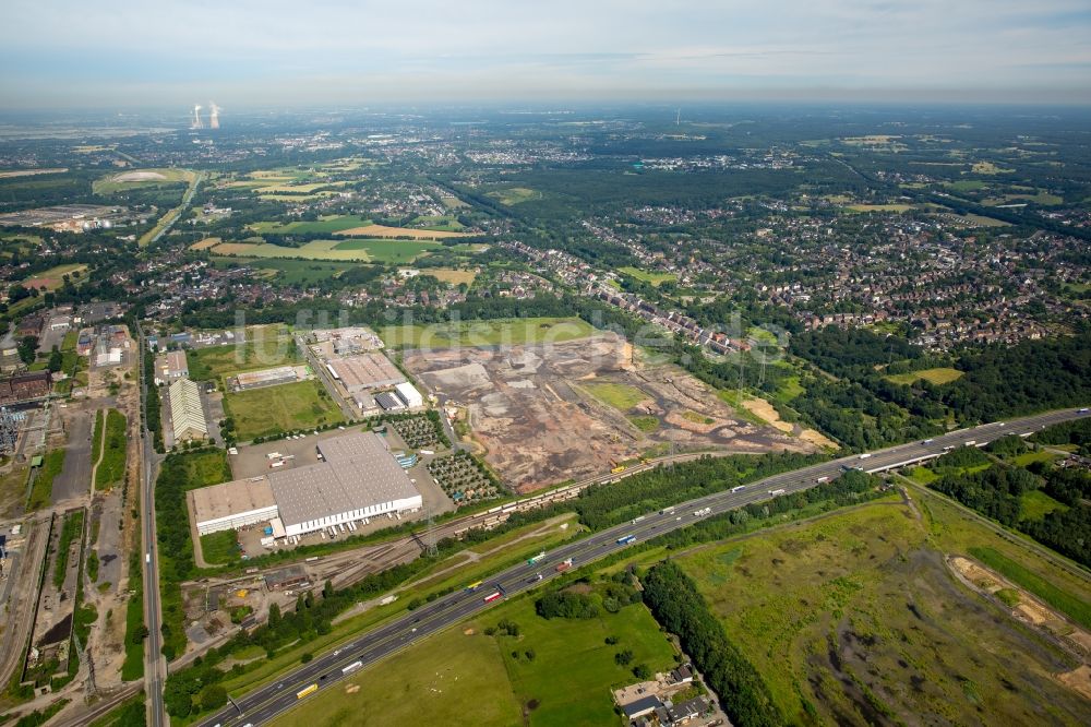 Luftaufnahme Oberhausen - Lagerhauskomplex- Gebäude der Lekkerland GmbH & Co. KG in Oberhausen im Bundesland Nordrhein-Westfalen