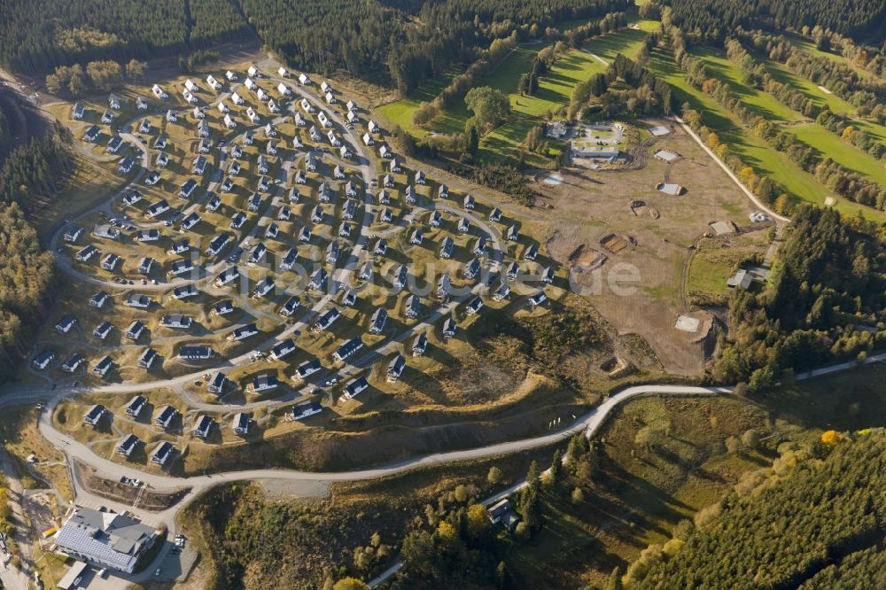 Luftaufnahme Winterberg - Landal Ferienpark in der Winterberger Büre in Winterberg im Bundesland Nordrhein-Westfalen