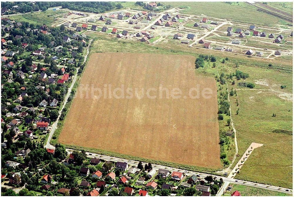 Luftbild Berlin - Hellersdorf - Landberger Strasse