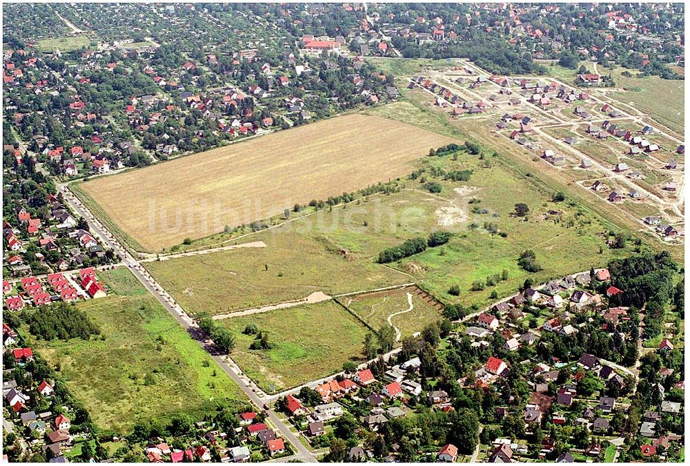 Luftbild Berlin - Hellersdorf - Landberger Strasse