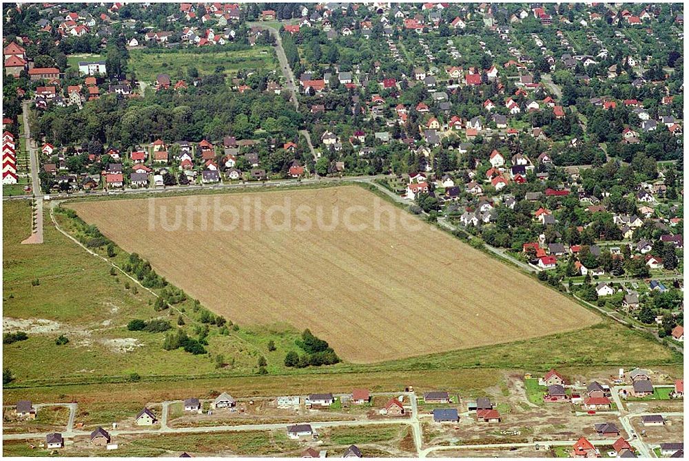 Luftaufnahme Berlin - Hellersdorf - Landberger Strasse