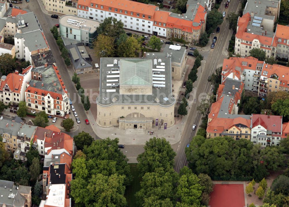 Luftbild Halle / Saale - Landesmuseum und Landesamt für Denkmalpflege Halle / Saale