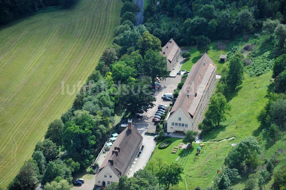 Eisenach aus der Vogelperspektive: Landhotel Alte Fliegerschule in Eisenach, Thüringen