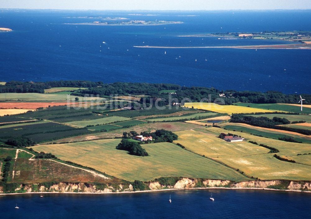 Fåborg Sogn aus der Vogelperspektive: Landschaft bei Bojden in Faaborg Sogn in Dänemark