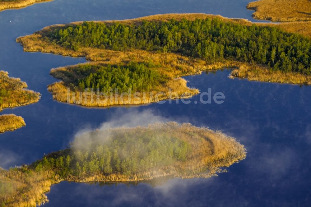 Luftbild Roggentin - Landschaft des Jäthensee in Roggentinim Bundesland Mecklenburg-Vorpommern