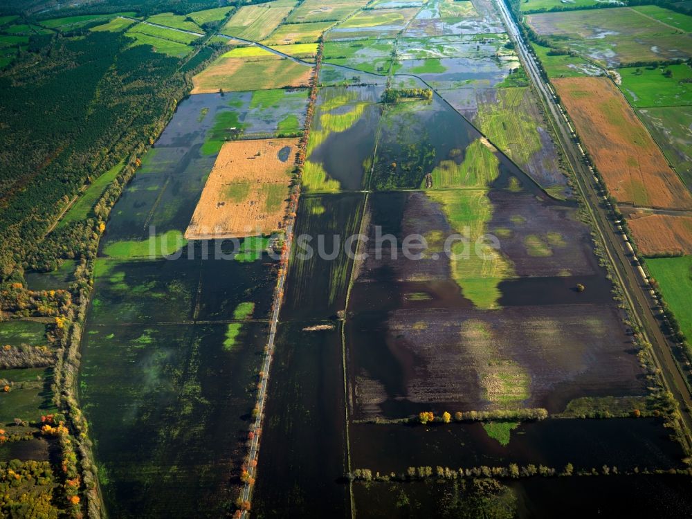 Luftaufnahme Loben - Landschaft des Naturpark Niederlausitzer Heidelandschaft bei Loben im Bundesland Brandenburg