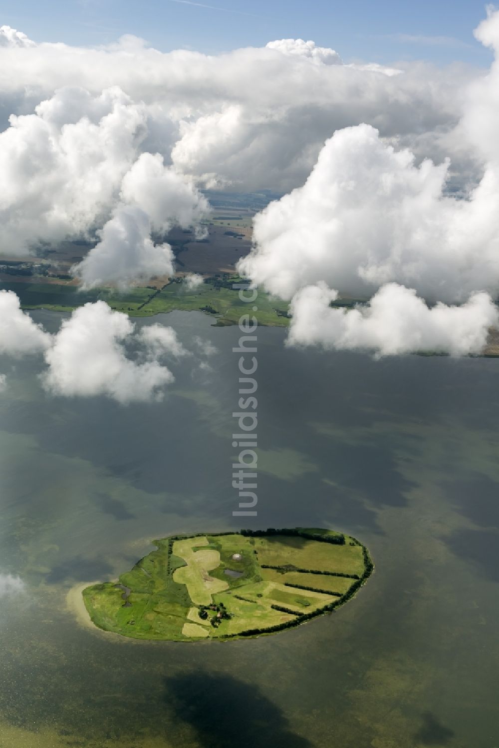 Luftaufnahme Ummanz - Landschaft der Ostsee- Küste vor Ummanz auf der Insel Rügen im Bundesland Mecklenburg-Vorpommern