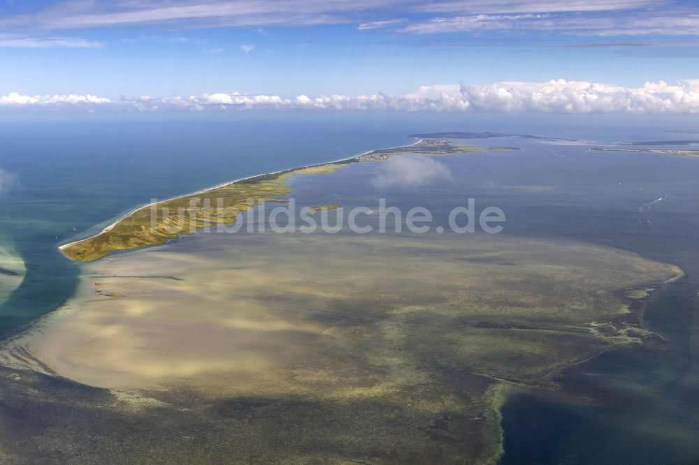 Luftbild Ummanz - Landschaft der Ostseeküste der Insel Hiddensee bei Ummanz im Bundesland Mecklenburg-Vorpommern