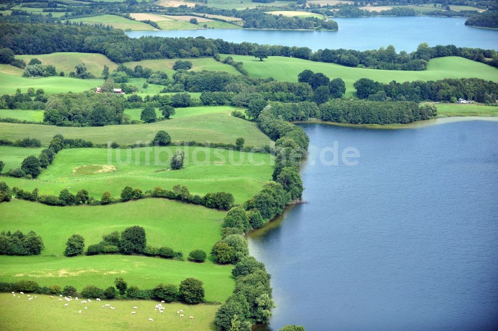 Luftaufnahme Plön - Landschaft in Plön im Bundesland Schleswig-Holstein