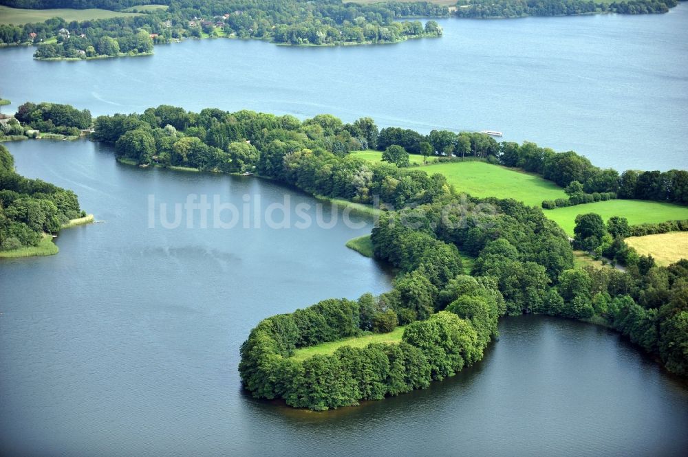 Luftbild Plön - Landschaft in Plön im Bundesland Schleswig-Holstein