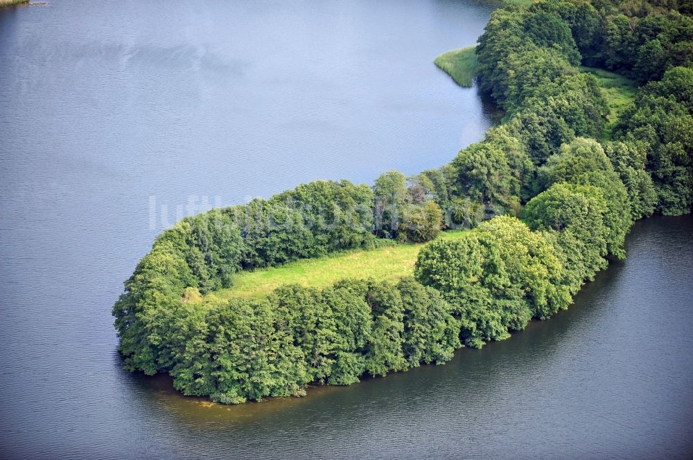 Luftaufnahme Plön - Landschaft in Plön im Bundesland Schleswig-Holstein