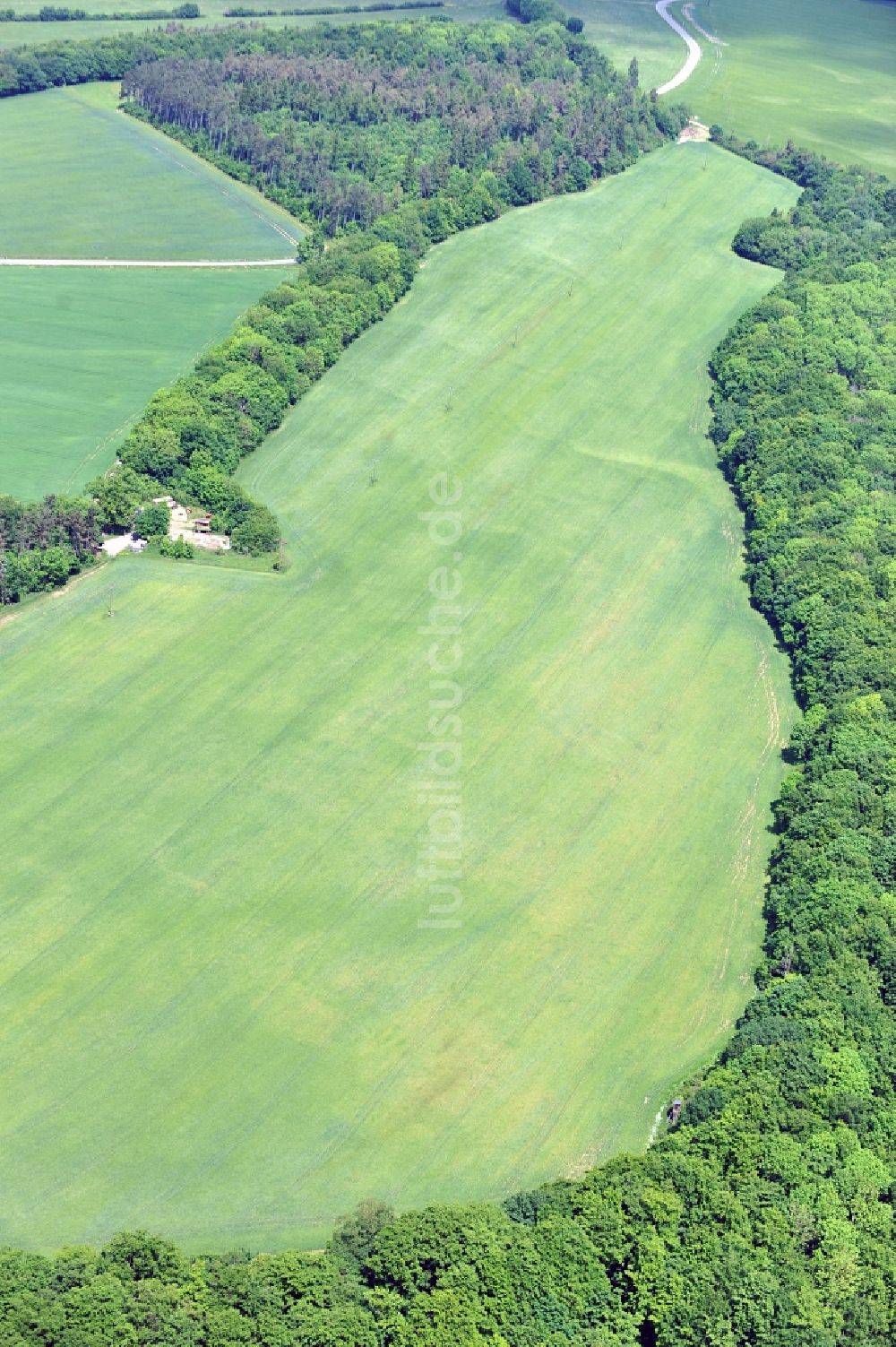 Katharinenberg aus der Vogelperspektive: Landschaft um Schierschwende in Thüringen