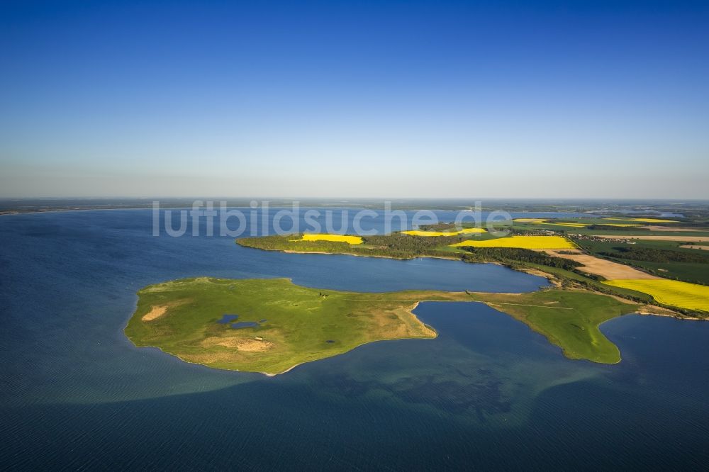 Luftbild Ludorf - Landschaft am See Müritz in Ludorf im Bundesland Mecklenburg-Vorpommern