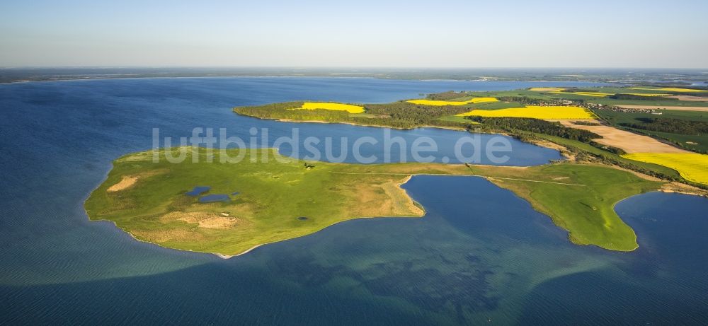 Luftaufnahme Ludorf - Landschaft am See Müritz in Ludorf im Bundesland Mecklenburg-Vorpommern