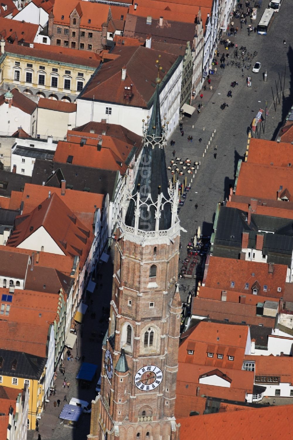 Landshut von oben - Landshut im Bundesland Bayern