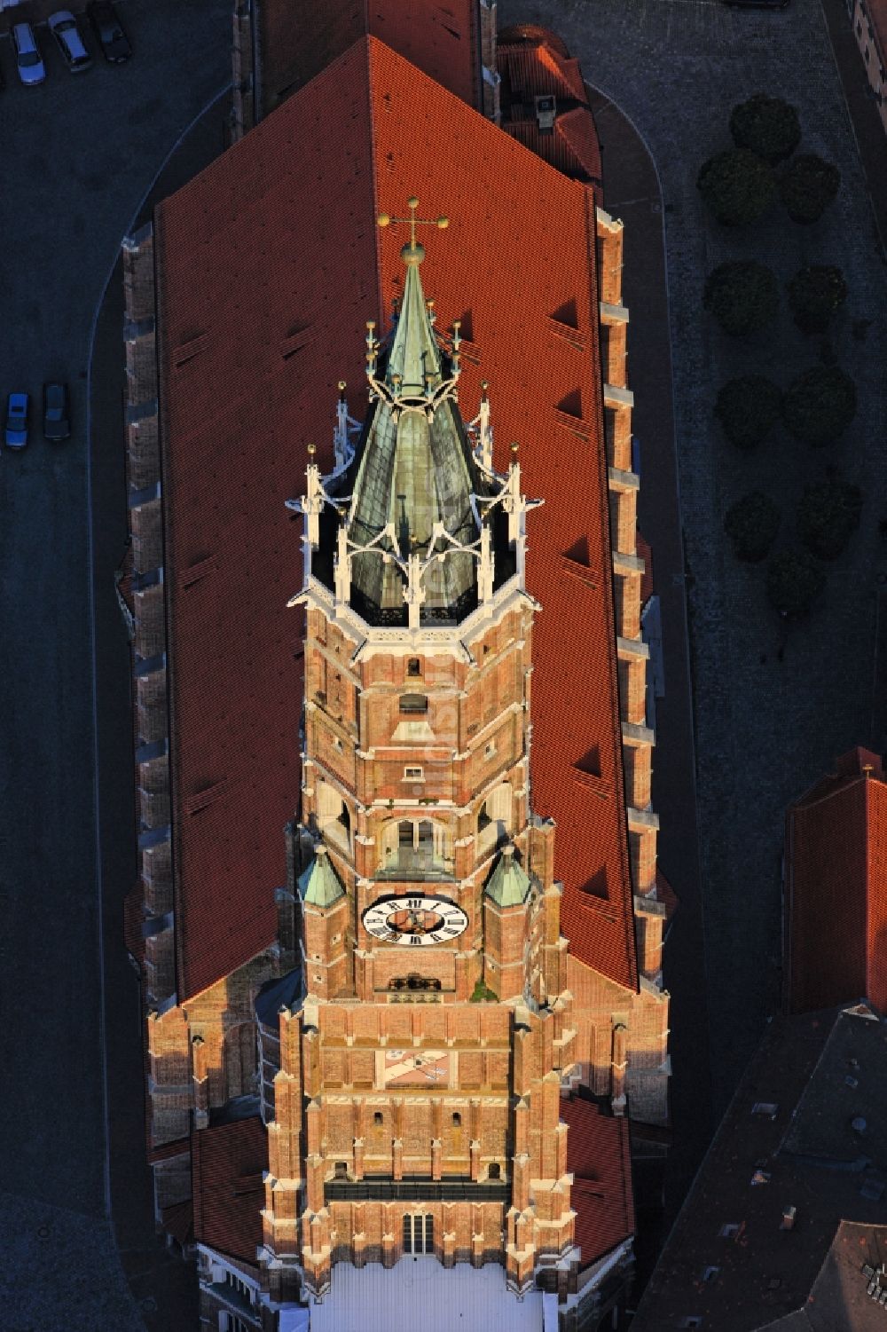 Landshut aus der Vogelperspektive: Landshut im Bundesland Bayern