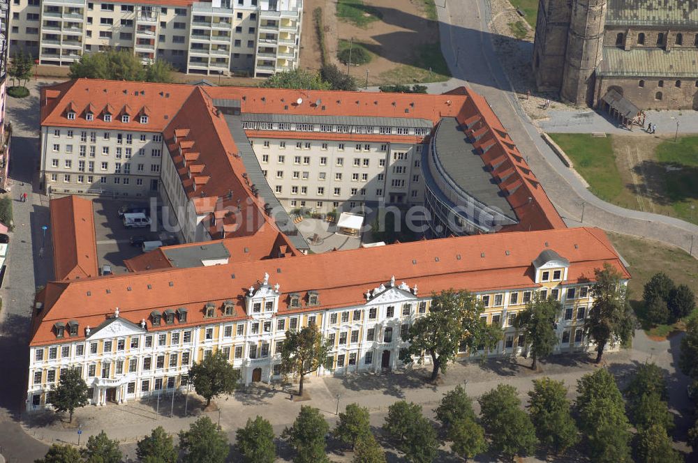 Magdeburg aus der Vogelperspektive: Landtagsgebäude in Magdeburg