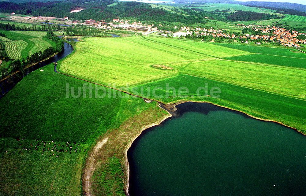 Fulda / Hessen von oben - Landwirtschaft bei Fulda / Hessen.