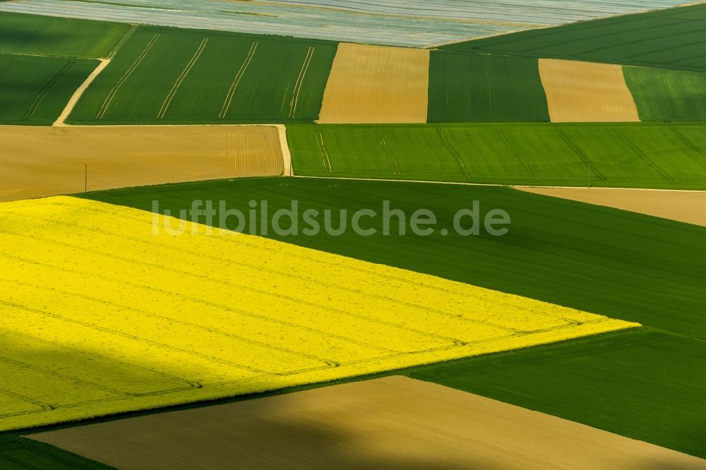 Luftbild Baesweiler - Landwirtschaftliche Feld - Strukturen bei Baesweiler im Bundesland Nordrhein-Westfalen NRW