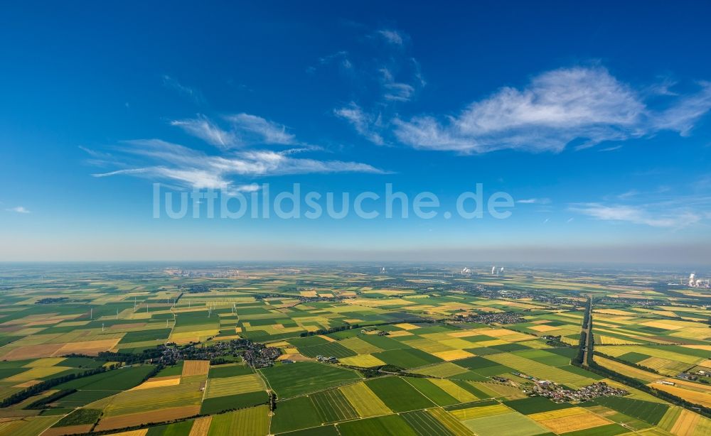 Luftaufnahme Elsdorf - Landwirtschaftliche Nutzflächen bei Elsdorf im Bundesland Nordrhein-Westfalen