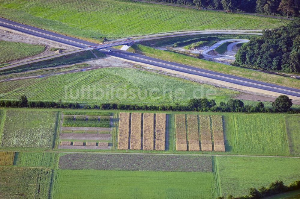 Luftbild Stahnsdorf - Landwirtschaftliche Versuchsfelder in Stahnsdorf im Bundesland Brandenburg