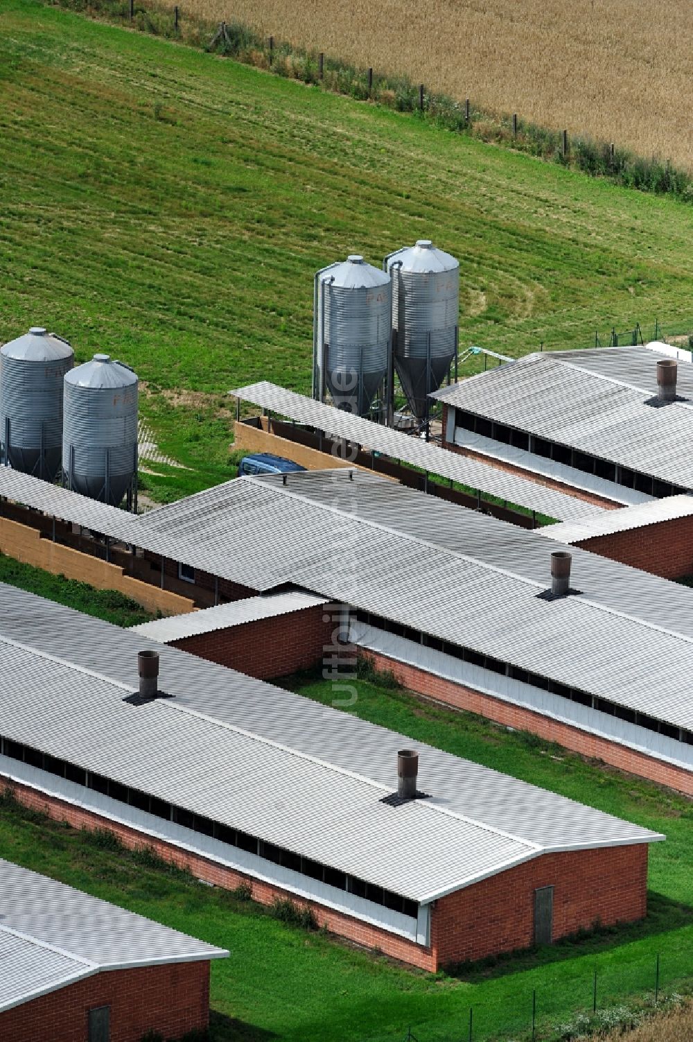 Luftbild Groß Dratow - Landwirtschaftsbetrieb in Groß Dratow in Mecklenburg-Vorpommern