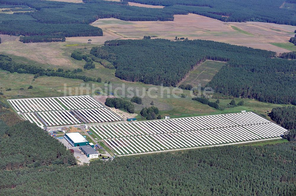 Luftbild SONNENBURG / SLONSK - Landwirtschaftsbetrieb in Sonnenburg in der Provinz Lebus