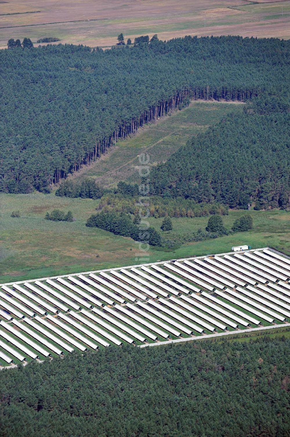 SONNENBURG / SLONSK von oben - Landwirtschaftsbetrieb in Sonnenburg in der Provinz Lebus