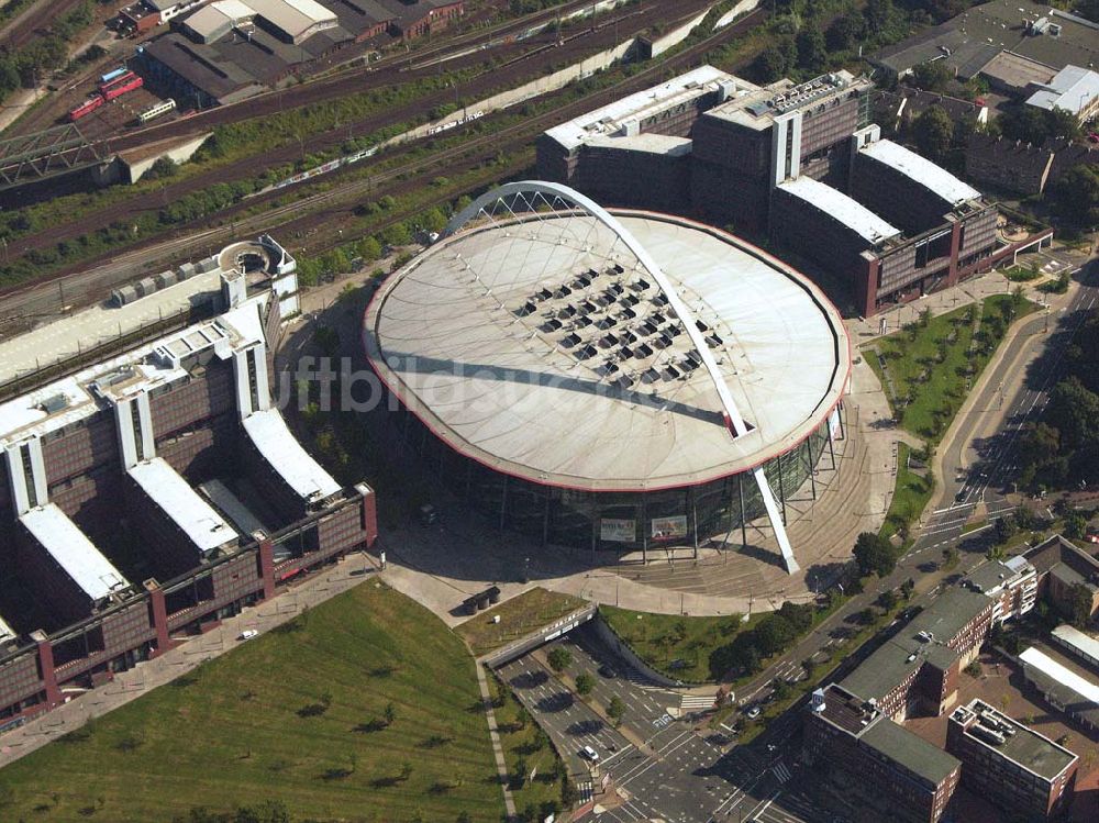 Köln von oben - Lanxess Arena in Köln