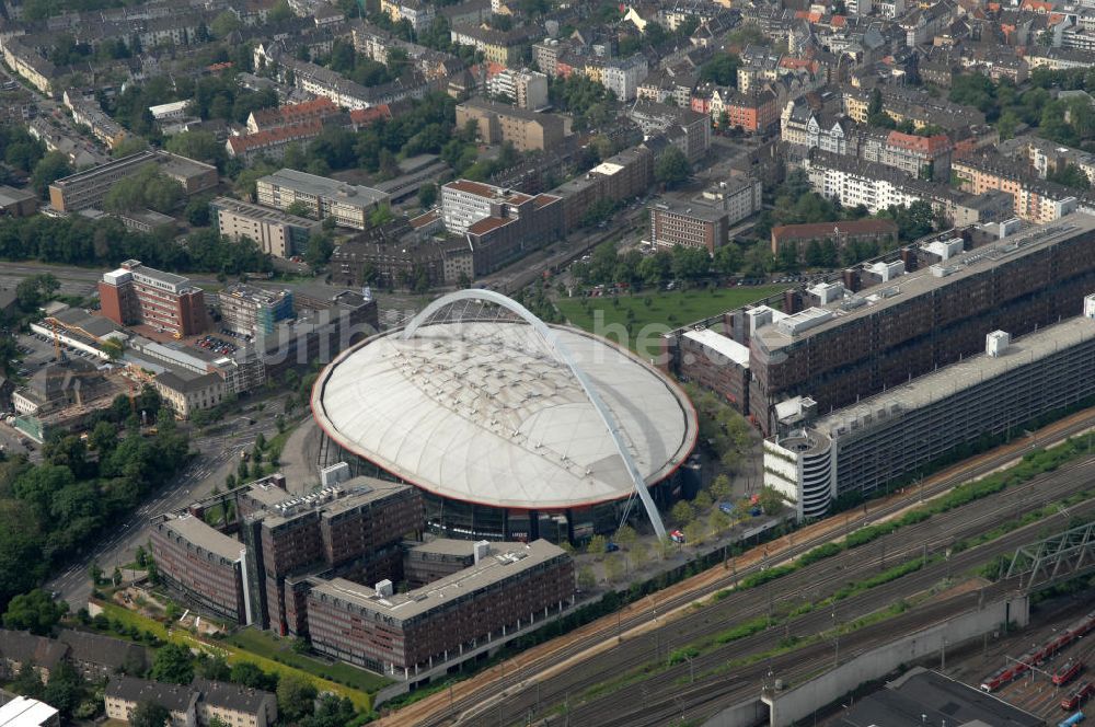 KÖLN von oben - Lanxess Arena in Köln