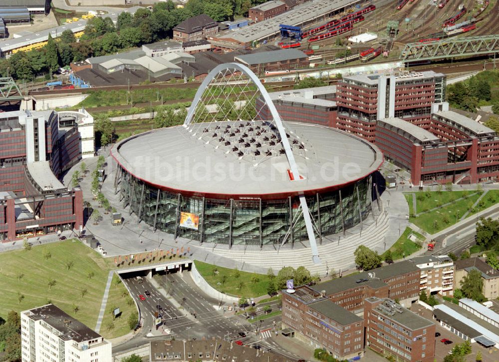 KÖLN aus der Vogelperspektive: Lanxess Arena in Köln