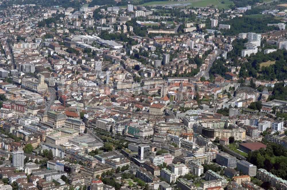 Luftaufnahme Lausanne - Lausanne Stadtansicht