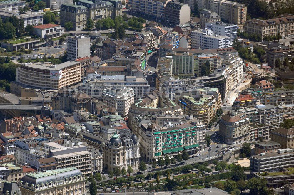 Lausanne von oben - Lausanne Stadtansicht