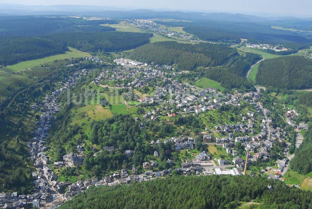 Luftbild Lauscha (Thüringen) - Lauscha im Thüringer Wald