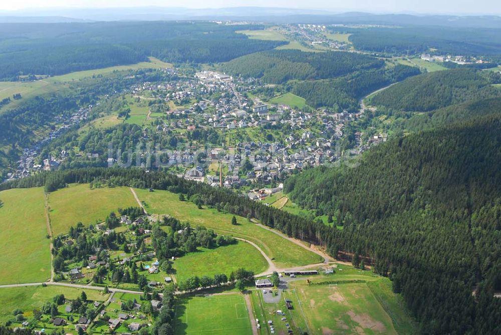 Luftaufnahme Lauscha (Thüringen) - Lauscha im Thüringer Wald