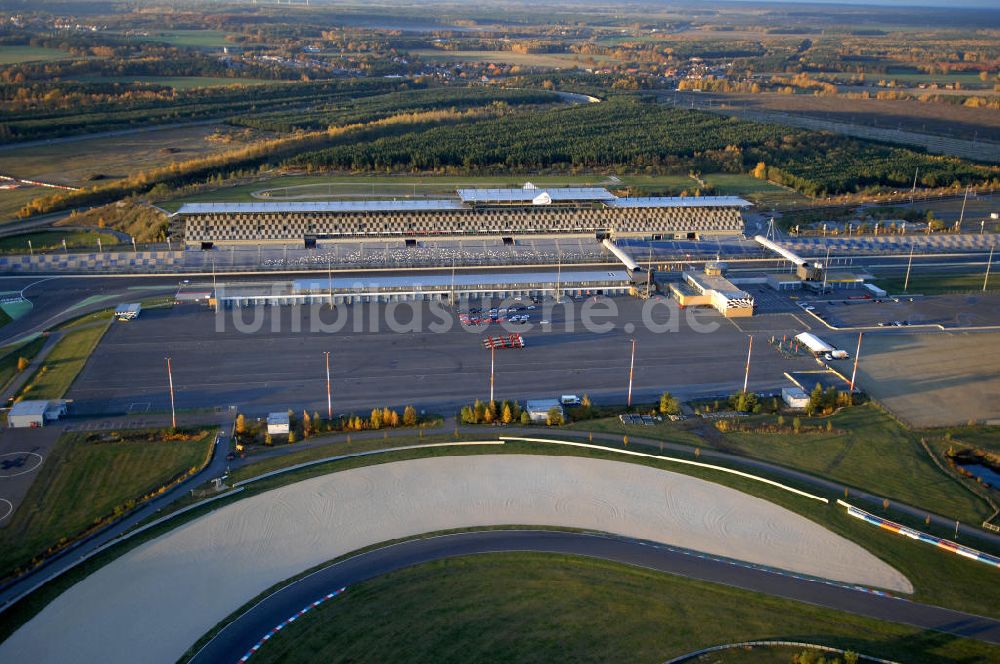 Klettwitz aus der Vogelperspektive: Lausitzring / EuroSpeedway Lausitz bei Klettwitz