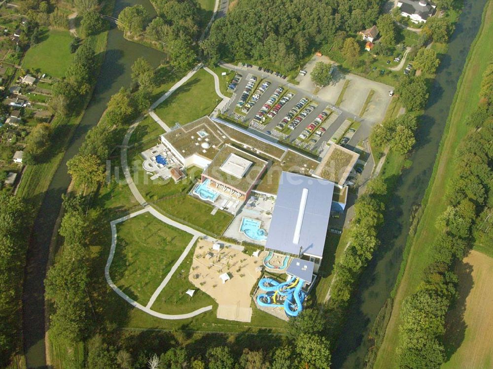 Luftbild Bad Liebenwerda - Lausitztherme Wonnemar