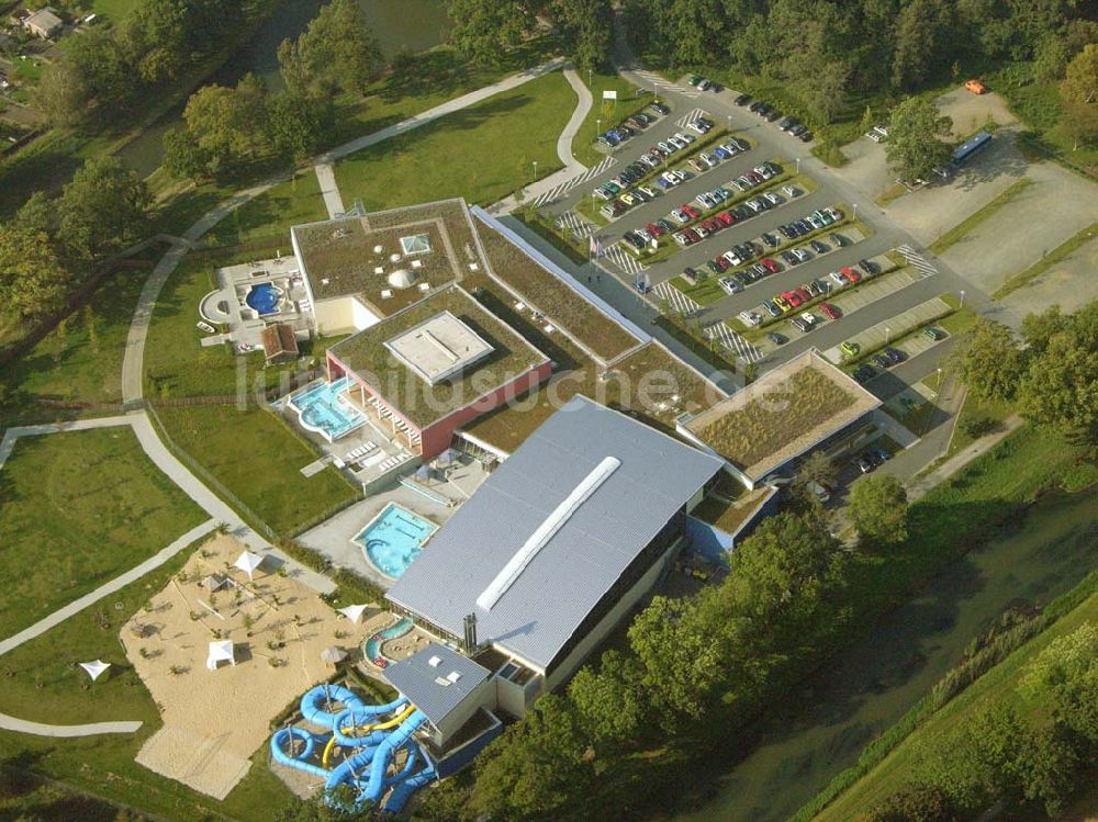 Luftaufnahme Bad Liebenwerda - Lausitztherme Wonnemar