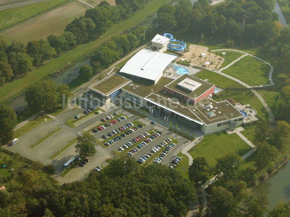 Bad Liebenwerda aus der Vogelperspektive: Lausitztherme Wonnemar