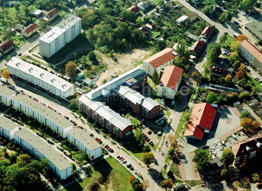 Luftaufnahme Teltow - Brandenburg - Lavendel-Residenz - Seniorenzentrum Teltow an der Elbstraße 2 in 14513 Teltow/Brandenburg. (Tel.: 03328-3330).