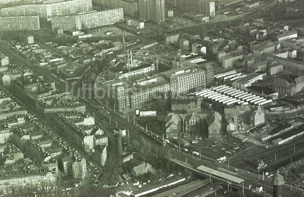 Luftbild Berlin - Treptow - LBA Treptower Park (Binnenschifffahrt, Weißeflotte